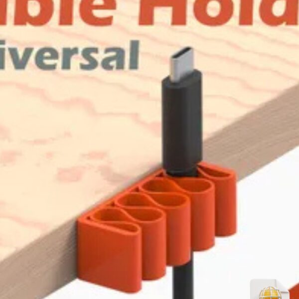 Universal Cable Holder STL File