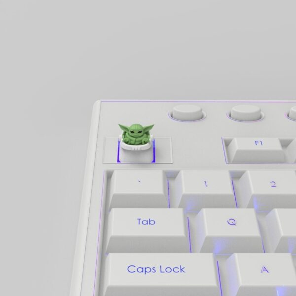 Baby Yoda Keycap 3D Print Stl File | 3D Keycap Model STL